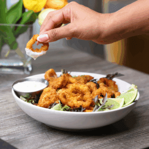 FRIED CALAMARI: